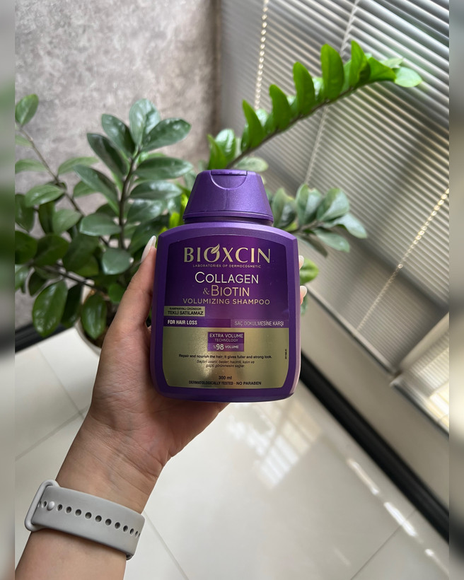 شامپو ضد ریزش و حجم دهنده بیوتین و کلاژن بیوکسینCollagen & Biotin 300ml اورجینال(ترخیص قانونی لز منطقه ارس)